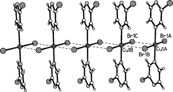 Graphical abstract: Synthesis, structure, and magnetic properties of bis(monosubstituted-pyrazine)dihalocopper(ii)