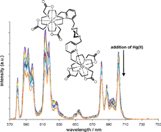 Graphical abstract: Responsive, di-metallic lanthanide complexes of a piperazine-bridged bis-macrocyclic ligand: modulation of visible luminescence and proton relaxivity