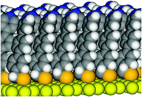 Graphical abstract: Structural characterization of self-assembled monolayers of pyridine-terminated thiolates on gold