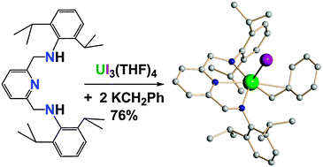 Graphical abstract: In situ generation of uranium alkyl complexes