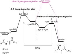 Graphical abstract: Computational investigation on the mechanism and the stereoselectivity of Morita–Baylis–Hillman reaction and the effect of the bifunctional catalyst N-methylprolinol