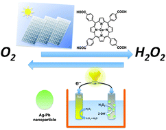 Graphical abstract: Hydrogen peroxide as sustainable fuel: electrocatalysts for production with a solar cell and decomposition with a fuel cell