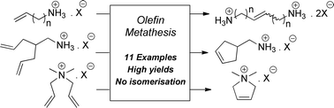 Graphical abstract: A simple amine protection strategy for olefin metathesis reactions