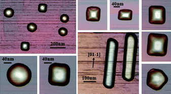Graphical abstract: Various configurations of In nanostructures on GaAs (100) by droplet epitaxy