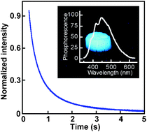 Graphical abstract: Room-temperature metal-activator-free phosphorescence from mesoporous silica