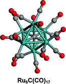 Graphical abstract: The maximum number of carbonyl groups around an Ru6C polyhedral cluster: hexanuclear ruthenium carbonyl carbides