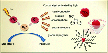 Graphical abstract: Catalytic processes activated by light