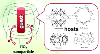 Graphical abstract: Molecular host–guest complexes: Shielding of guests on semiconductor surfaces
