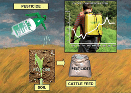 Graphical abstract: Monitoring of pesticide residues in dairy cattle farms from NW Spain