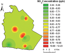 Graphical abstract: Proximity analysis of air pollution exposure and its potential risk