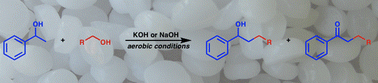 Graphical abstract: Green alcohol couplings without transition metal catalysts: base-mediated β-alkylation of alcohols in aerobic conditions