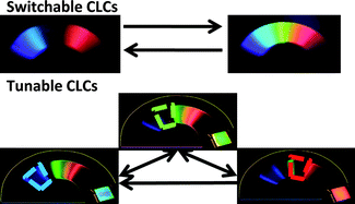 Graphical abstract: Dynamic color in stimuli-responsive cholesteric liquid crystals
