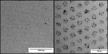 Graphical abstract: Highly ordered arrays of magnetic nanoparticles prepared via block copolymer assembly