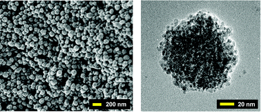 Graphical abstract: Assembly of magnetite nanocrystals into spherical mesoporous aggregates with a 3-D wormhole-like pore structure