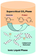 Graphical abstract: New role of graphene oxide as active hydrogen donor in the recyclable palladium nanoparticles catalyzed ullmann reaction in environmental friendly ionic liquid/supercritical carbon dioxide system