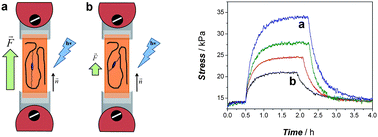 Graphical abstract: Influence of the photo-active azo cross-linker spacer on the opto-mechanics of polysiloxane elastomer actuators