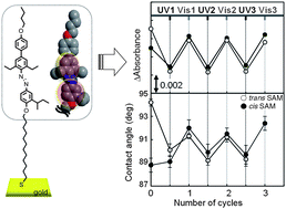 Graphical abstract: Realization of highly photoresponsive azobenzene-functionalized monolayers