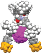 Graphical abstract: A supramolecular porphyrin–ferrocene–fullerene triad