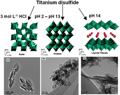 Graphical abstract: Morphology, crystal structure and adsorption performance of hydrothermally synthesized titania and titanate nanostructures