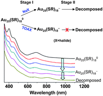 Graphical abstract: Unexpected reactivity of Au25(SCH2CH2Ph)18 nanoclusters with salts