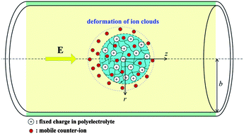 Graphical abstract: Effects of double-layer polarization and counterion condensation on the electrophoresis of polyelectrolytes