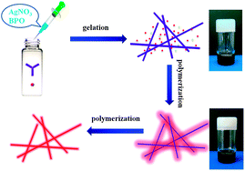 Graphical abstract: Novel polymer nanowires with triple hydrogen-bonding sites fabricated by metallogel template polymerization and their adsorption of thymidine