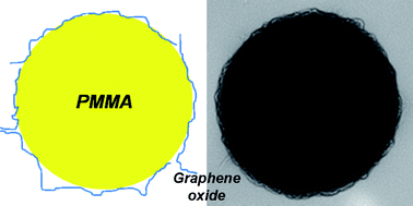 Graphical abstract: Self assembly of graphene oxide at the liquid–liquid interface: A new route to the fabrication of graphene based composites