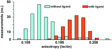 Graphical abstract: Sensing ligand binding to a clinically relevant lectin by tryptophan fluorescence anisotropy