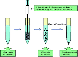 Graphical abstract: Dispersive liquid–liquid microextraction combined with flame atomic absorption spectrometry for determination of cadmium in environmental, water and food samples
