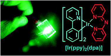 Graphical abstract: Synthesis, structure and efficient electroluminescence of a heteroleptic dipyridylamido/bis(pyridylphenyl)iridium(iii) complex
