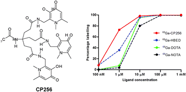 Graphical abstract: Efficient bifunctional gallium-68 chelators for positron emission tomography: tris(hydroxypyridinone) ligands