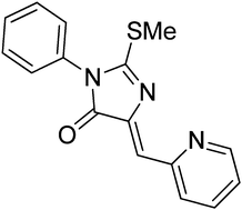 Graphical abstract: Polymorphism of 5-(pyridin-2-ylmethylene)-3-phenyl-2-methylthio-3,5-dihydro-4H-imidazole-4-one