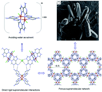 Graphical abstract: Porous supramolecular compound based on paddle-wheel shaped copper(ii)–adenine dinuclear entities