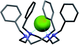 Graphical abstract: Tetrabenzylcyclen as a receptor for fluoride