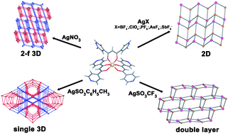 Graphical abstract: The novel metalloligand [Fe(bppd)3] (bppd = 1,3-bis(4-pyridyl)-1,3-propanedionate) for the crystal engineering of heterometallic coordination networks with different silver salts. Anionic control of the structures