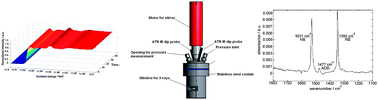 Graphical abstract: HERFD XAS/ATR-FTIR batch reactor cell