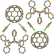 Graphical abstract: Structure and properties of ionic fullerene complex Co+(dppe)2·(C60˙−)·(C6H4Cl2)2: distortion of the ordered fullerene cage of C60˙−radical anions
