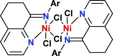Graphical abstract: N-(5,6,7-Trihydroquinolin-8-ylidene)arylaminonickel dichlorides as highly active single-site pro-catalysts in ethylene polymerization