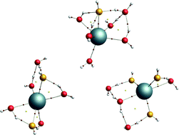 Graphical abstract: The coordination of Sr2+ by hydroxide: a density functional theoretical study