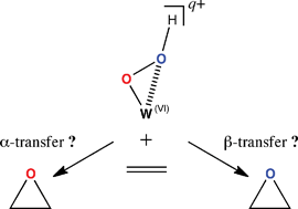 Graphical abstract: Mechanistic insights into β-oxygen atom transfer in olefin epoxidation mediated by W(vi) complexes and H2O2