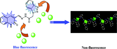 Graphical abstract: An effective Cu(ii) quenching fluorescence sensor in aqueous solution and 1D chain coordination polymer framework
