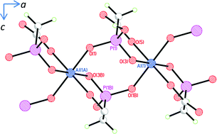 Graphical abstract: Linear chain aluminium(iii) carboxymethylphosphonate with encapsulated ammonium ions