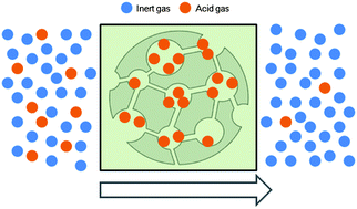 Graphical abstract: Amine-oxide hybrid materials for acid gas separations