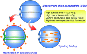 Graphical abstract: Controlling physical features of mesoporous silica nanoparticles (MSNs) for emerging applications