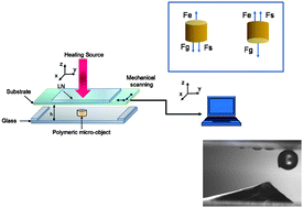 Graphical abstract: Pyroelectric Adaptive Nanodispenser (PYRANA) microrobot for liquid delivery on a target
