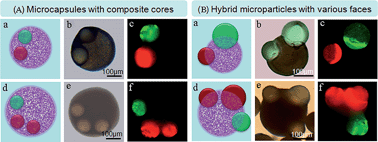 Graphical abstract: Water-actuated microcapsules fabricated by microfluidics
