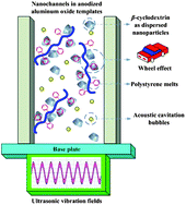 Graphical abstract: Enhanced nanoflow behaviors of polymer melts using dispersed nanoparticles and ultrasonic vibration