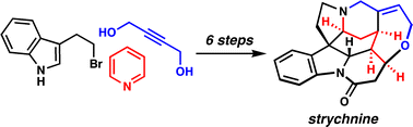 Graphical abstract: A synthesis of strychnine by a longest linear sequence of six steps