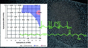 Graphical abstract: Steric stabilisation of self-assembled cubic lyotropic liquid crystalline nanoparticles: high throughput evaluation of triblock polyethylene oxide-polypropylene oxide-polyethylene oxide copolymers