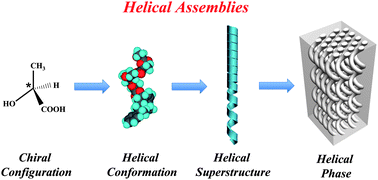 Graphical abstract: Helical assemblies from chiral block copolymers